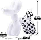 Creative Balloon Dog Sculpture Modern Home Decoration Trendy Animal Art Ornaments Collection Figurine Bedroom Living Room Office Desktop Resin Decors - Image 3