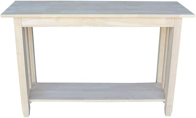 International Concepts Mission Unfinished Sofa Table - Image 3