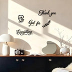 Thank You God for Everything Wall Decor Sign, 7-Piece Set - Image 6