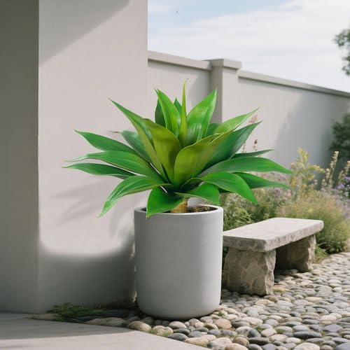 Artificial Agave Plants, Green, 28'', 2pcs - Image 4