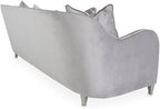 MICHAEL AMINI Roxbury Park 94" W Velvet Sofa in Steel Gray/Slate - Image 5