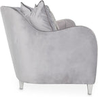 MICHAEL AMINI Roxbury Park 94" W Velvet Sofa in Steel Gray/Slate - Image 6