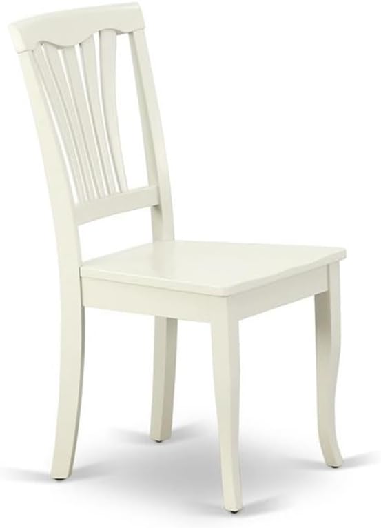 East West Furniture AVC-LWH-W Avon Dining Chairs - Image 4