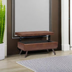 SIMPLIHOME Owen Lift Top Coffee Table Storage Ottoman - Image 6