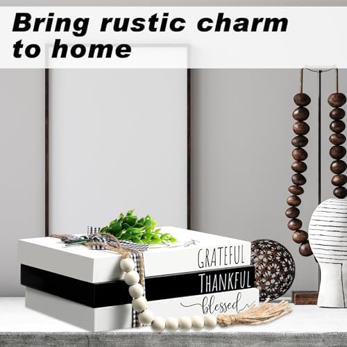 Capoda 3 Pcs Decorative Books for Home Decor, Classic - Image 2
