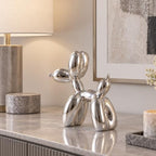 Silver Balloon Dog Decor - Animal, Shelf, Preppy Room, Cute Statue, Modern Sculpture, Gold Decorations, Small Figurines - Image 5