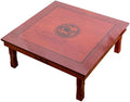 DAMEDAI Square 80X80cm Korean Floor Table Folding Legs Luxury Antique Home by Unknown