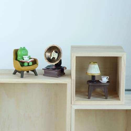 Mevodeata Cute Mini Frog Figurine with Small Sofa Resin Frog Figure for Office Home Decor - Cute Frog Gift for Frog Lovers - Image 5