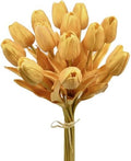 Mandy's 12pcs Artificial Gold Tulips by Mandys