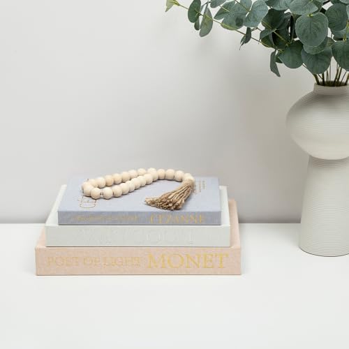 TwoDays Decorative Books for Coffee Table Decor – Faux Book Storage Box Set for Home Shelves, Linen Fabric Storage Boxes, Aesthetic Stacked Book Decoration for Living Room (Set of 3) - Image 7