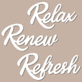 3 Pieces Bathroom Decor Black Bathroom Wall Art Relax Renew Refresh by HeavenlyWeddingsbyAngelLLC