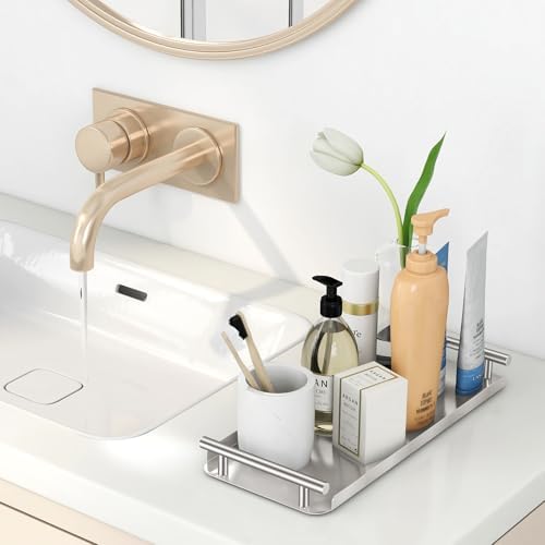 FEILERN Toilet Paper Basket,Toilet Paper Storage for Toilet Tank, Bathroom, Kitchen Counter (Silver) - Image 4