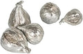 Creative Co-Op Decorative Resin Figs, Silver Finish, Set of 5 by Unknown