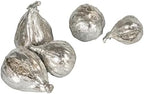 Creative Co-Op Decorative Resin Figs, Silver Finish, Set of 5 by Unknown