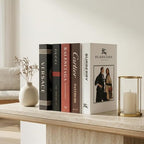 Decorative Faux Books for Home Decor, Foldable Fake Book Set, 5 Pieces - Image 4