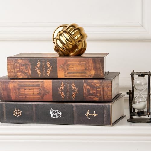 Small Gold Knot Decor, Chain Link Decor, Coffee Table Decor, Book Shelf Decor, Entry Table Decor, Aesthetic Minimalist Decorative Objects for Modern Home Living Room, Desk Decor for Office (Golden) - Image 5