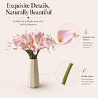 Mandy's 20pcs Light Pink Calla Lily Artificial Flowers - Image 4
