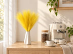 Mandy's 20 Yellow Silk Pampas Grass Bouquet - Image 5