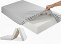 Stretchy Twin Fitted Sheet for 4 Inch Low Profile Mattress by ABSENK