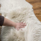 EasyJoy Ultra Soft Fluffy Rugs Faux Fur Rug Chair Cover Seat Pad Fuzzy Area Rug - Image 6