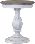 Liberty Furniture Magnolia Manor Round Pedestal Accent Table European by LibertyFurniture