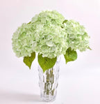 4 PCS Green Hydrangea Artificial Flowers, Latex UV Resistant Fake Flowers by Unknown