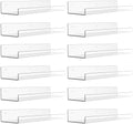 upsimples 12 Pcs 15" Acrylic Shelves for Wall Display and Storage, Clear by upsimples