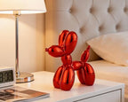 4 Inch Shiny Red Balloon Dog Sculpture - Image 5