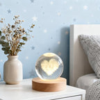 Heart Love Crystal Ball, 2.4 inch Valentines Day Gifts for Girlfriend, Wife - Image 5