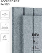 Fluxynara Felt Bulletin Board & Cork Board Alternative 48'' x 36'' - Image 5