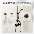 Suction Cup Hooks for Wreaths on Glass, 2025 New Model No-Drill Suction Cup Hooks, Wreath Hangers for Front Doors, Metal Towel Hooks for Showers Bathrooms Mirrors (2, Silver) - Image 3