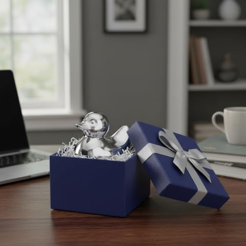 Home Decor Silver Ceramic Duck Figurines, Home Decor Animal Sculptures and Statues Handmade Artware Decor, Mini Duck - Image 5