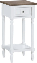 Convenience Concepts French Country Khloe 1 Drawer Accent End Table 14" - Image 5
