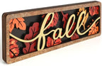 Vintage Fall Leaves Decorations for Office Home Table Mantel Shelf Desk by COCHIE