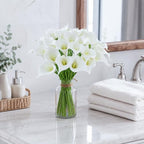 24 PCS 15" Calla Lily Artificial Flowers Bouquet Faux Flower - Image 5
