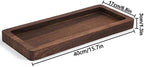 Hatway Long Wood Tray for Home Decor and Coffee Table Tray - Image 7