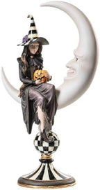 MACKENZIE-CHILDS Resin Witch & Moon Figure, Spellbound by Unknown