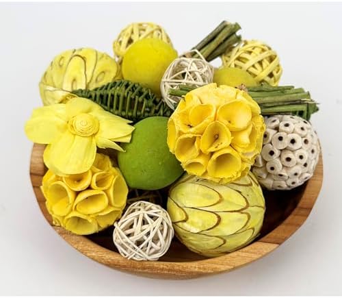 ANDALUCA Decorative Balls Orbs Bag (Yellow) - Image 2