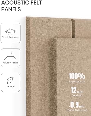 Fluxynara Felt Bulletin Board & Cork Board Alternative 48'' x 36'' - Image 4