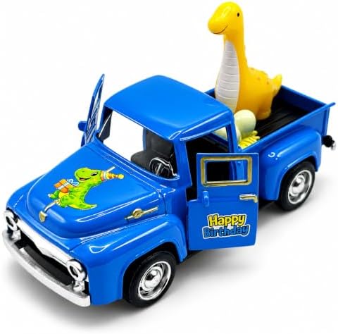 Dinosaur Birthday Pickup Truck - Dino Birthday Party Decorations by YIPRONS