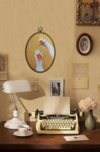 Vintage Goose Oval Cottage Core Decor, Farmhouse Grandma Core Duck Wall Art - Image 5