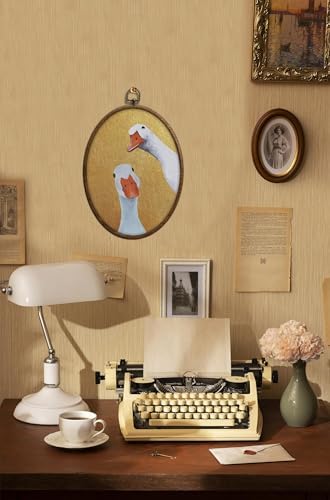 Vintage Goose Oval Cottage Core Decor, Farmhouse Grandma Core Duck Wall Art - Image 5
