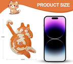 Drink Coaster, Woven Creative Coasters for Cat Lovers, Gag Gifts Cat Coffee Coaster for Desk Accessories Home Decor Tabletop Protection(Cat-4PCS) - Image 5