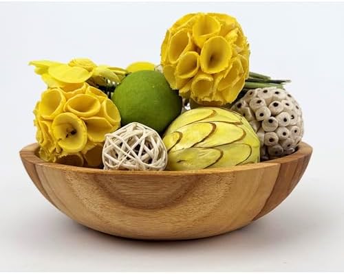 ANDALUCA Decorative Balls Orbs Bag (Yellow) - Image 4