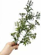 Artificial Plant Fake Boston Fern Stems, Faux Persian Flowers Stem Realistic Plants Plastic Greenery Bushes Ferns Shrubs for Home Decor Indoor Outdoor Garden Wedding Bouquet DIY Decoration - 5 Pack - Image 6