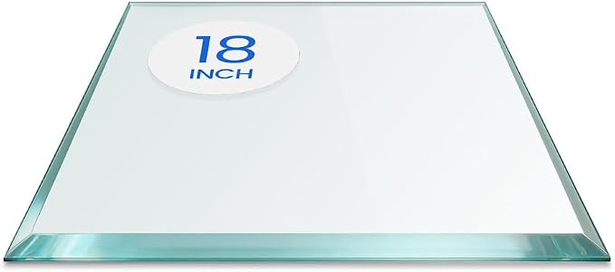 Dulles Glass 18 inch Square Glass Table Top by DullesGlass