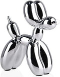 Silver Balloon Dog - Animal & Modern Sculpture Decor for Bedroom, Office & Preppy Room by XIAOMAGG