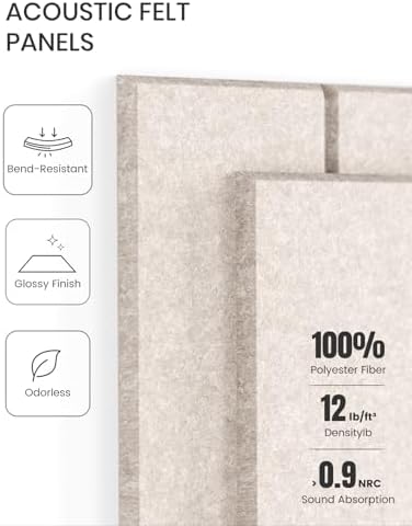 Fluxynara Felt Bulletin Board & Cork Board Alternative 36'' x 24'' - 6 Pack - Image 4