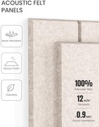 Fluxynara Felt Bulletin Board & Cork Board Alternative 36'' x 24'' - 6 Pack - Image 4
