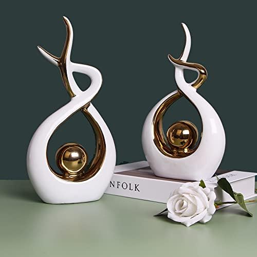 Norrclp Home Decor Modern Abstract Art Ceramic Statue Table Decor (Large) - Image 6